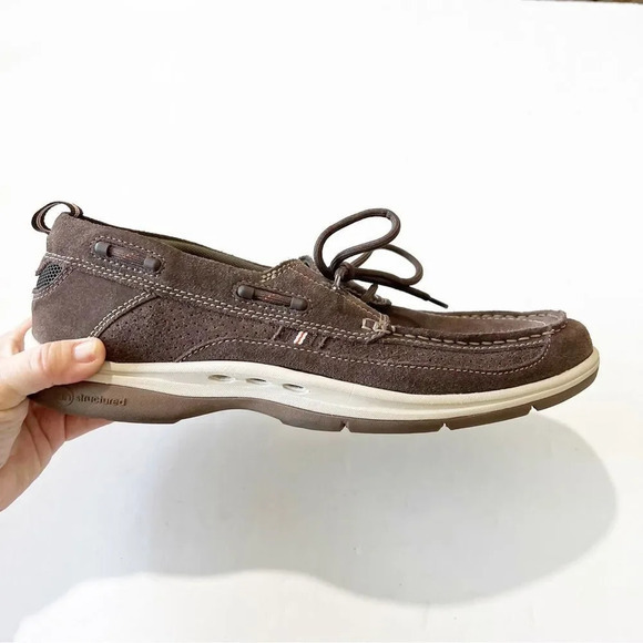 Clarks Unstructured Men’s Boat Shoes Size 11.5 Lace Up Loafers Summer Casual EUC main image 5